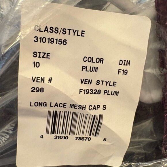 David's Bridal Bridesmaid Dress - Style #F19328 - Size 10 - Color Plum - Picture 9 of 10